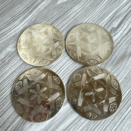 Gorham silver coasters - silver,